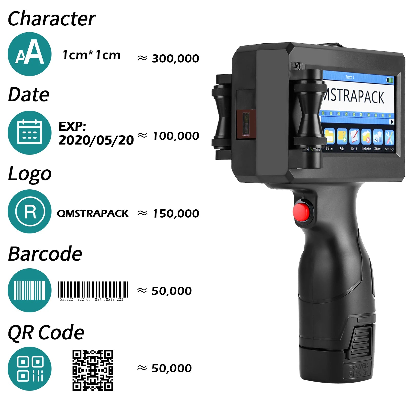 Handheld Inkjet Printer - Favero Express